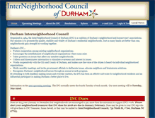 Tablet Screenshot of durham-inc.org